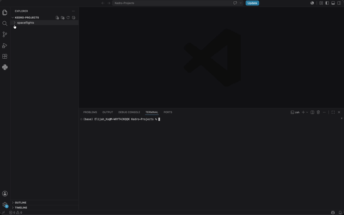 Step 2. Navigate to the project folder